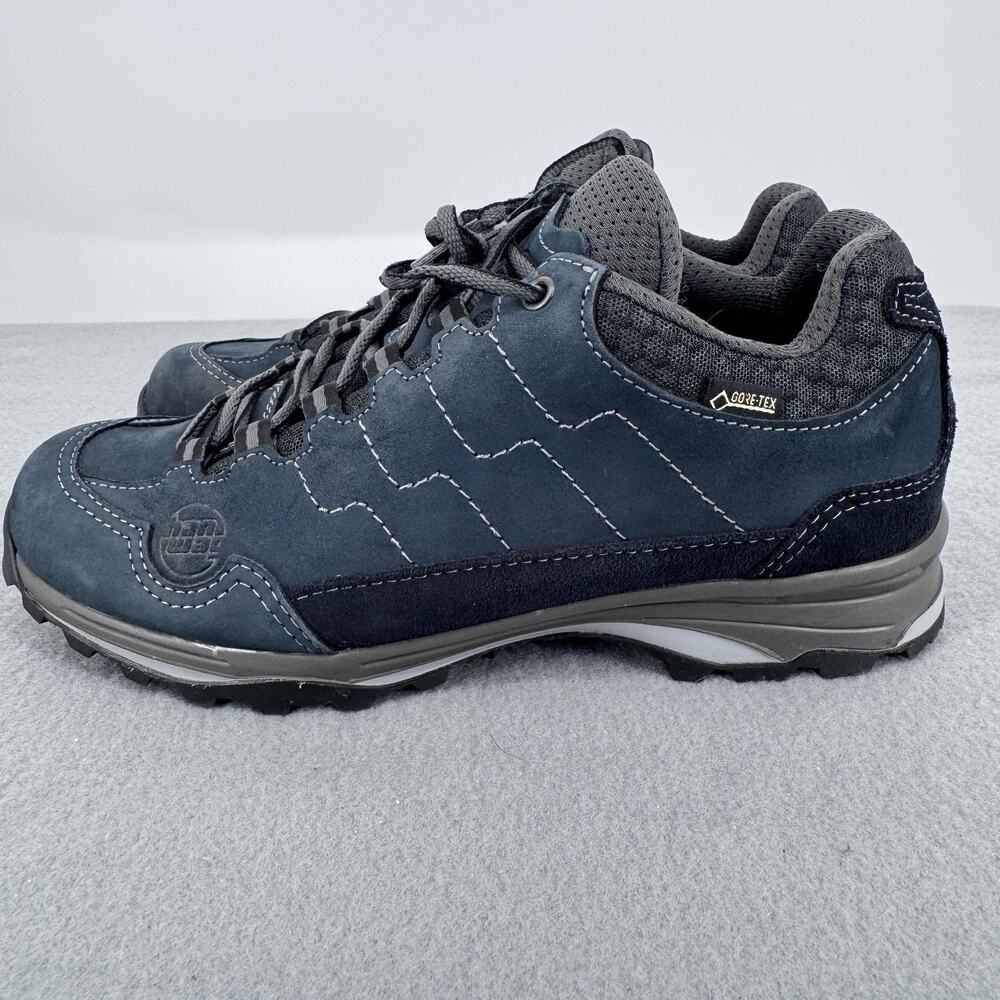 Hanwag Gore-Tex Waterproof Hiking Walking Shoes Womens Size 7.5 Blue Suede Trail